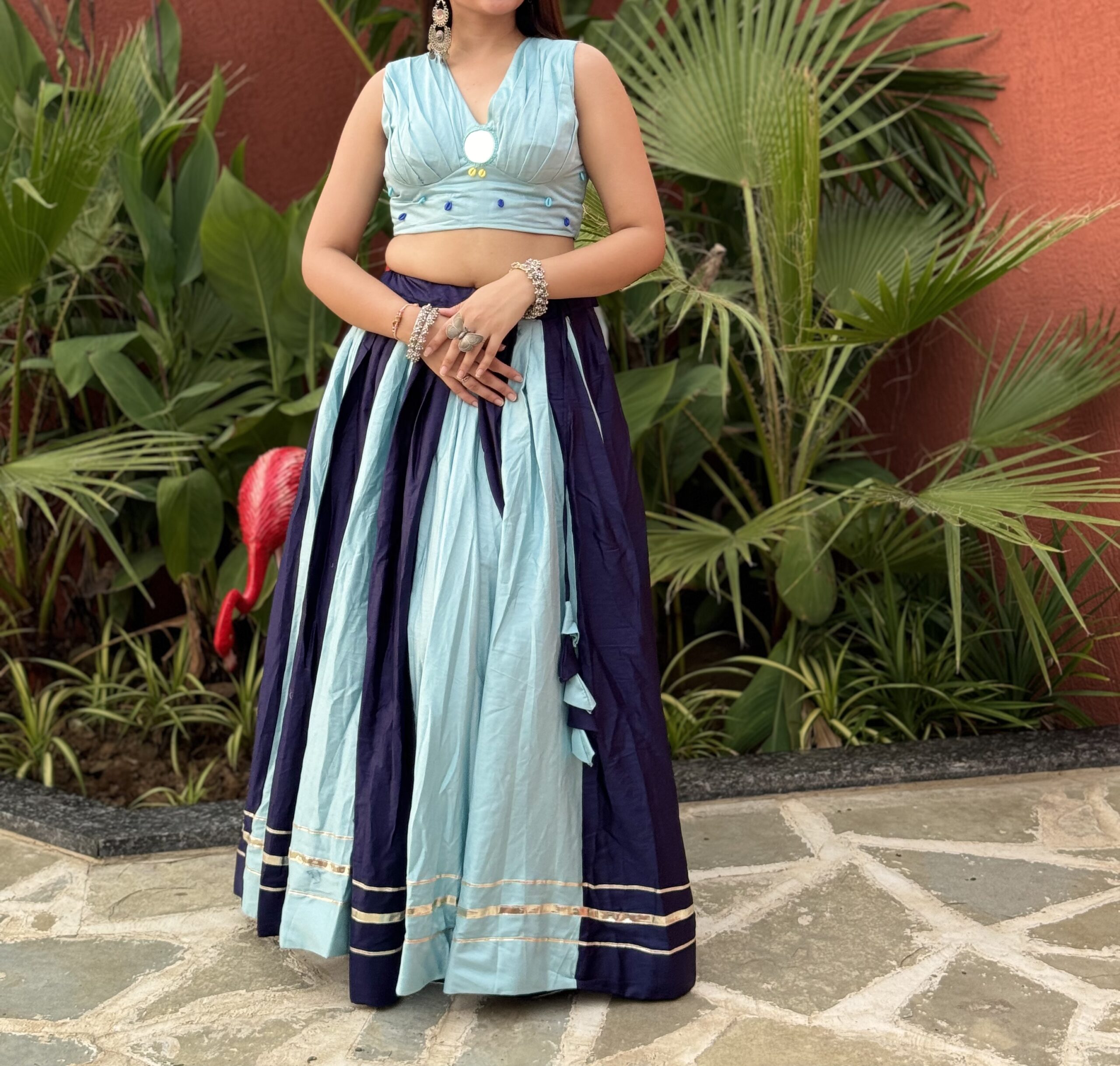 ✨ Ocean Bloom Choli