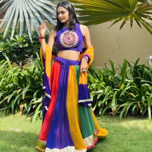 Navrang Noir Georgette Choli Set