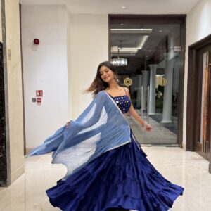 Crystal Blue Chaniya Choli 💙🩵