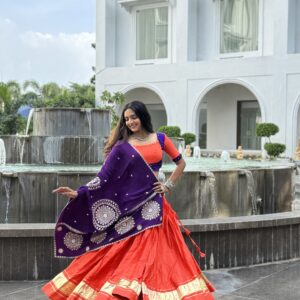 Noorangi Chaniya Choli 🧡💜